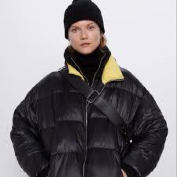 Zara Women's Black and Yellow Jacket🌻 - Picture 2 of 10